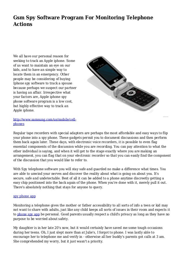 gsm spy software